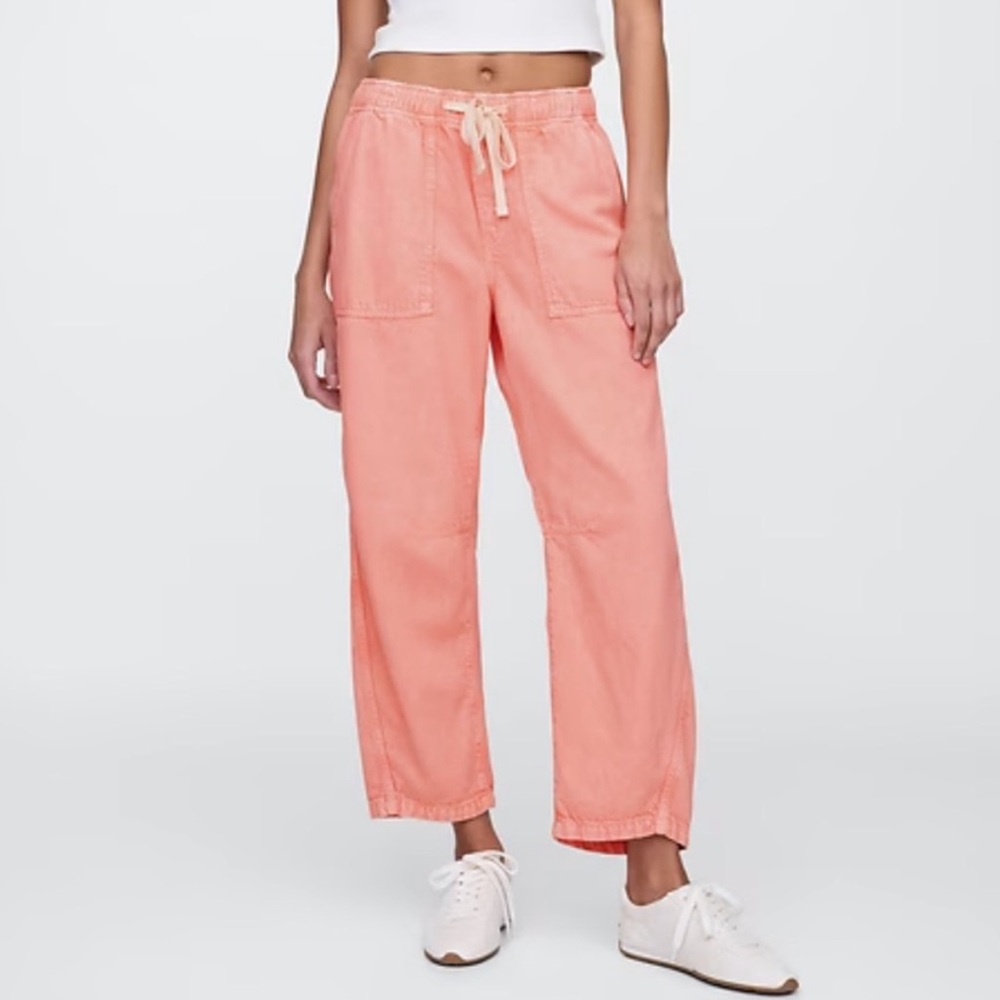 Gap Factory Pull-On Mid Rise Barrel Jeans